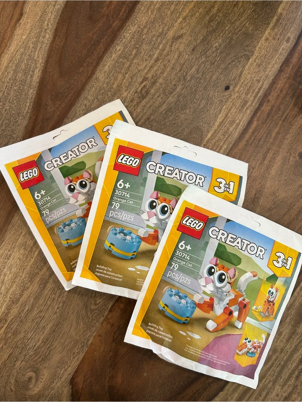 LEGO 3-1 Orange Cat Toy Set - Picture 4 of 4